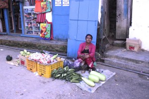woman in market
